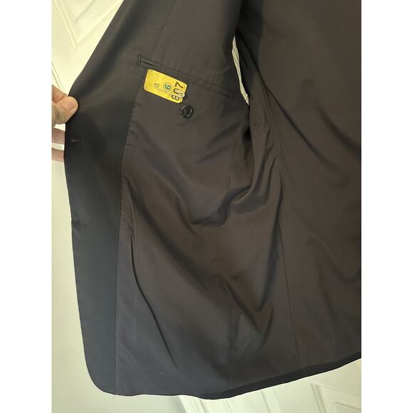 EUC Ralph Lauren LRL Blazer 38S Navy Blue w/ Gold Metal Buttons 100% Wool - Picture 4 of 6